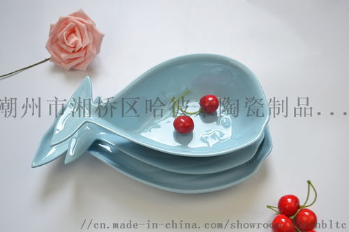 色土陶瓷鲸鱼食具 可订制加印LOGO ,潮州市湘桥区哈彼来陶瓷制品厂